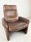 Vintage DS 50 Leather Lounge Chair and Ottoman from de Sede, 1970s, Set of 2 8