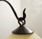 Mid-Century Wrought Iron Tripod Floor Lamp with Shelf, Italy, 1960s, Image 10