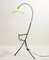 Mid-Century Wrought Iron Tripod Floor Lamp with Shelf, Italy, 1960s, Image 11