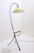 Mid-Century Wrought Iron Tripod Floor Lamp with Shelf, Italy, 1960s 7