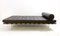 Black Leather Barcelona Daybed attributed to Ludwig Mies Van Der Rohe for Knoll, 1990s 9