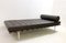 Black Leather Barcelona Daybed attributed to Ludwig Mies Van Der Rohe for Knoll, 1990s 7