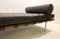 Black Leather Barcelona Daybed attributed to Ludwig Mies Van Der Rohe for Knoll, 1990s 4