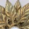 Florentine Golden Leaf Wall Light from Hans Kögl, Italy, 1970s, Image 15