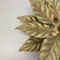 Florentine Golden Leaf Wall Light from Hans Kögl, Italy, 1970s, Image 13