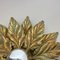 Florentine Golden Leaf Wall Light from Hans Kögl, Italy, 1970s 11