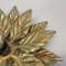 Florentine Golden Leaf Wall Light from Hans Kögl, Italy, 1970s, Image 10