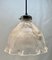 Pendant Lamp with Corrugated Glass Shade, Netherlands, 1950s 9