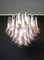 Flamingo Italian Pink Petal Chandeliers, Murano, 1995, Set of 2, Image 5