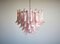 Flamingo Italian Pink Petal Chandeliers, Murano, 1995, Set of 2, Image 9