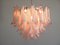 Flamingo Italian Pink Petal Chandeliers, Murano, 1995, Set of 2, Image 12