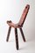 Brutalist Three-Legged Chair, Spain, 1950s 7