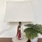 Red Table Lamp from Val Saint Lambert, Image 1