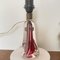 Red Table Lamp from Val Saint Lambert, Image 9