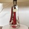 Lámpara de mesa roja de Val Saint Lambert, Imagen 5