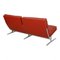 BO 583 Sofa in Red-Brown Leather from Preben Fabricius & Jørgen Kastholm, Image 4
