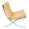Sedia Barcelona in pelle nabuk naturale di Ludwig Mies Van Der Rohe per Knoll Inc./Knoll International, anni '20, Immagine 3