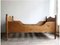 Vintage Sleigh-Shaped Bed in Pine 7