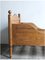 Vintage Sleigh-Shaped Bed in Pine 2