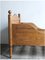 Vintage Sleigh-Shaped Bed in Pine, Image 2