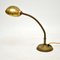 Antique Brass Goose Neck Desk Lamp, 1910s 4