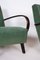 Art Deco Green Beech Armchairs attributed to Jindřich Halabala for Up Závody, Czech, 1930s, Set of 2, Image 5
