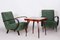 Art Deco Green Beech Armchairs attributed to Jindřich Halabala for Up Závody, Czech, 1930s, Set of 2 7