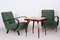 Art Deco Green Beech Armchairs attributed to Jindřich Halabala for Up Závody, Czech, 1930s, Set of 2, Image 7