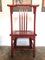 20th Century Asian Chairs in Red Lacquered Wood, Set of 2 16