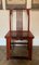 Asiatische Stühle aus Rot lackiertem Holz, 20. Jh., 2er Set 11