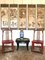 Sedie asiatiche in legno laccato rosso, XX secolo, set di 2, Immagine 18