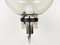 Chrome Plated & Black Metal Sconces in Smoked Glass attributed to Arredoluce, 1970s, Set of 4, Image 3