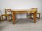 Table et Chaises Home Regain de Maison Regain, 1980s, Set de 7 44