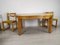 Tavolo e sedie Home Regain di Maison Regain, anni '80, set di 7, Immagine 44