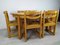 Table & Chairs Home Regain from Maison Regain, 1980s, Set of 7, Image 27
