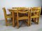 Table et Chaises Home Regain de Maison Regain, 1980s, Set de 7 27