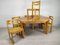Tavolo e sedie Home Regain di Maison Regain, anni '80, set di 7, Immagine 4