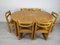 Table & Chairs Home Regain from Maison Regain, 1980s, Set of 7 1
