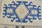 Bohemian Anatolian Decor Faded Beige & Blue Rug 8