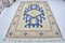 Bohemian Anatolian Decor Faded Beige & Blue Rug 1