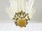 Großer Goldener Kronleuchter aus Muranoglas & Messing von Tomaso Buzzi für Venini, 1933 5