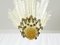 Large Golden Murano Glass & Brass Chandelier by Tomaso Buzzi for Venini, 1933 5