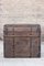 18th Century Wooden & Wrought Iron Travel Trunk 6