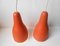 Mid Century Danish Pendant Lamps by Bent Karlby for Lyfa, 1950s, Set of 2 4