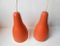 Mid Century Danish Pendant Lamps by Bent Karlby for Lyfa, 1950s, Set of 2, Image 4