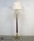 Lampadaire Ajustable en Bois et Bronze, 1940s 1