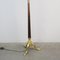 Adjustable Wood and Bronze Floor Lamp, 1940s 6