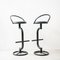 Bar Space Age, Meuble & Tabourets, Italie, 1980s, Set de 4 11