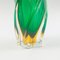 Grand Vase Mid-Century en Verre de Murano Torsadé Sommerso, Italie, 1960s 5