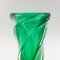 Large Mid-Century Italian Twisted Sommerso Murano Glass Vase, 1960s 4